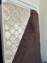 Twin mattress with spring box for sale. 