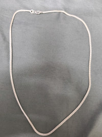 Brand new pure foxtail silver chain for kids 14-15 inche 2.5mm.