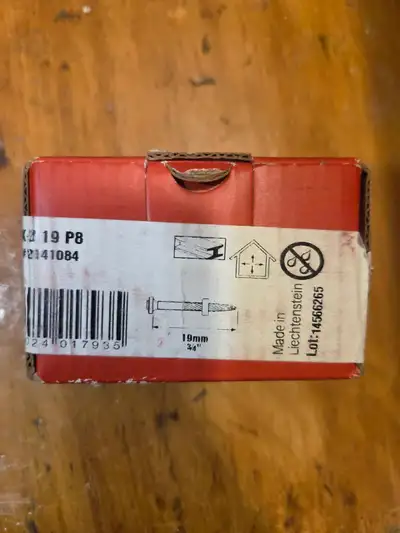 Hilti X-U 19 P8 (Box of 100), View more