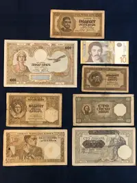Papier monnaie de Serbie