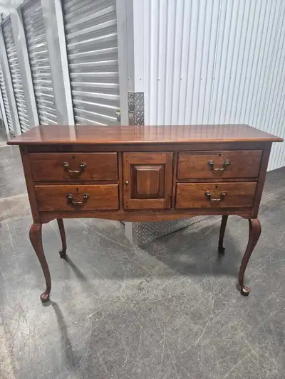 Vintage Solid Cherry Sideboard Buffet or Media Stand , View more