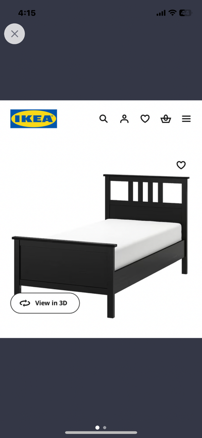 IKEA Hemenes Twin Bed & Sleep Country Mattress, View more