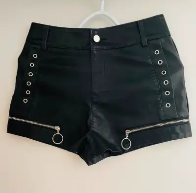 Women Leather Shorts, View more