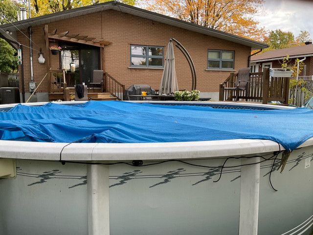 Toile hivernale protectrice de piscine en filet - Cover mesh dans Spas et piscines  à Laval/Rive Nord - Image 3