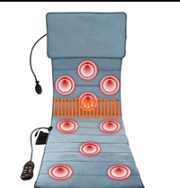 Electric heating full body massage mat