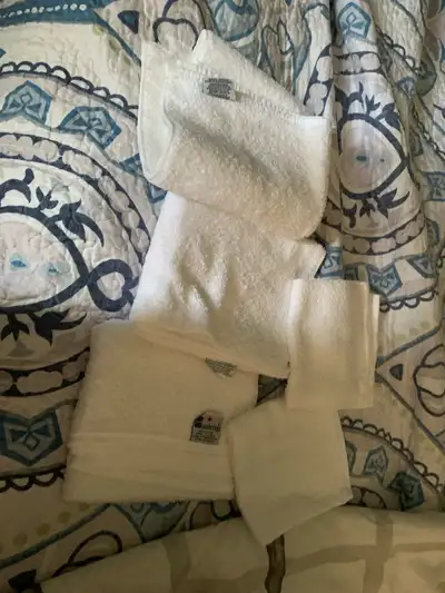 White Face Cloths and hand towels , View more