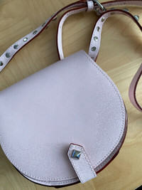 Petit sac rose marque Rebeccaminoff bon cond small handbag  good