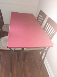 Folding Table with 4 Chairs 