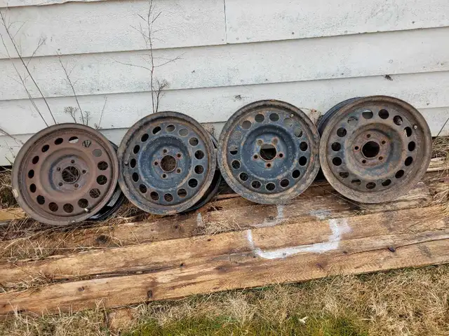 Set of 16 Inch Steel Rims in Tires & Rims in St. John's - Image 2
