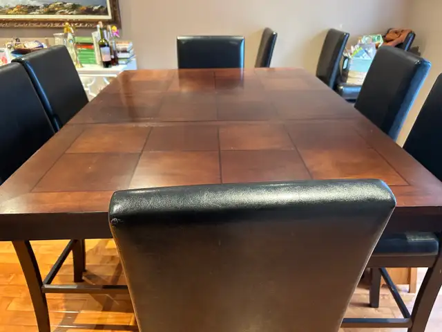 Bar Height Table with Ten Chairs in Dining Tables & Sets in Kingston - Image 4