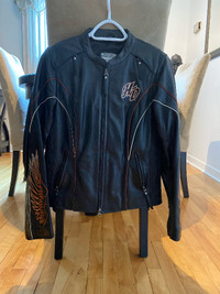Woman Harley Davidson Leather Jacket - small