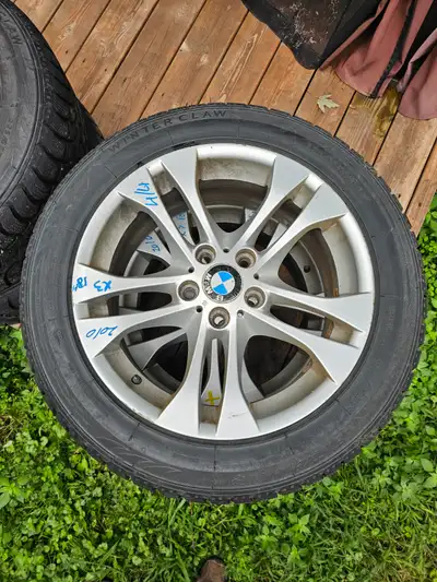 Four (4) Winter Claw Xtreme Grip 225/55/R18 on original aluminum rims (E-9Jx18EH2+). They came off a...