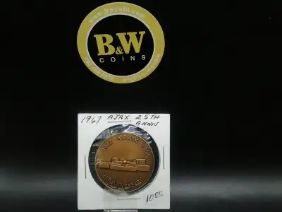 1967 Canada Ajax 25th Anniversary Coin, View more