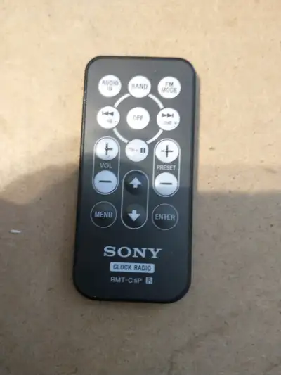 SONY RMT-C1iP CLOCK RADIO DOCK REMOTE CONTROL , View more