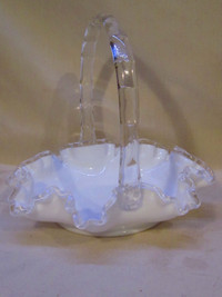 Vintage Fenton Glass ~ Basket