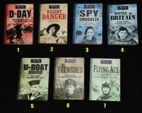 7 Scholastic 'My Story' Military Books