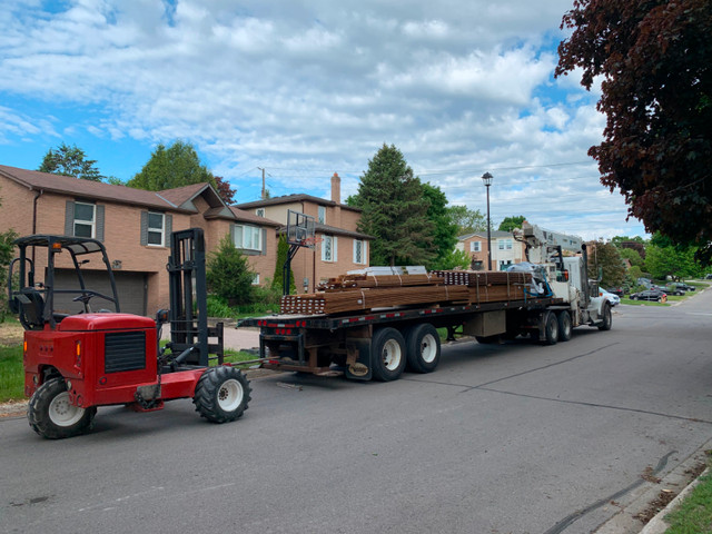 Crane &Boomtruck Rental Flatbed Moffett & Boom Delivery in Other Business & Industrial in Barrie - Image 2