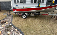 Lund 14 foot fishing boat