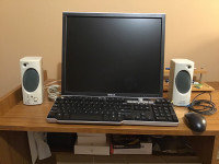 Dell Monitor, Key Board, Mouse & Speakers 