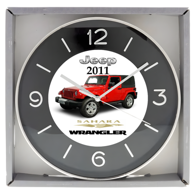 2011 Jeep Wrangler Sahara (Flame Red) Custom Wall Clock - New, View more