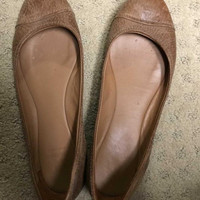 Roots leather flat shoes