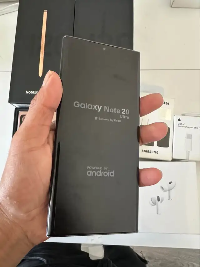 Samsung Note 20 Ultra 128 GB 5G + AirPods Fast Charger & Deliver ...