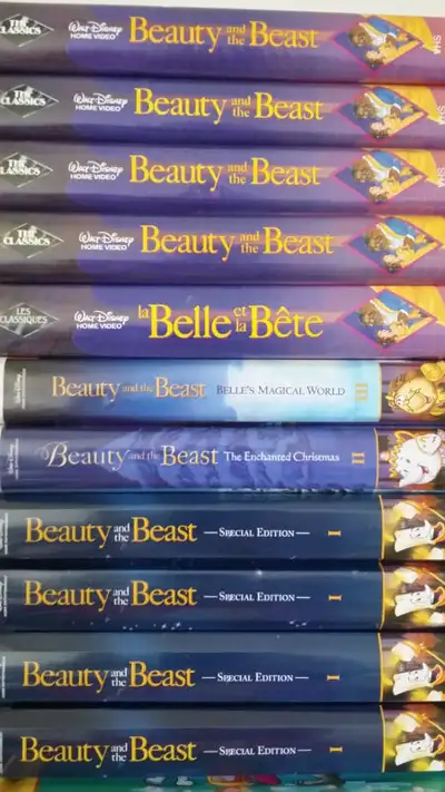 ▀▄▀Classic Disney Black Diamond VHS Tapes Beauty and the Beast+, View more
