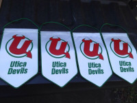 AHL hockey Utica Devils logo team banner