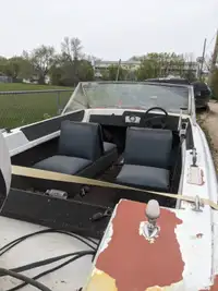 16 FT Vanguard boat with 65HP Johnson
