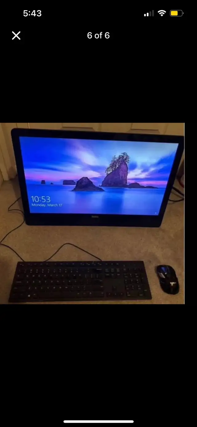 DELL touchscreen all in one computer for sale •••• Newmarket  in Desktop Computers in Markham / York Region - Image 2