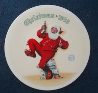 Norman Rockwell Jolly Old Saint Nick Plate