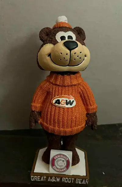 Wanted to buy a great A & W root bear / beer bobble head given out at the Vancouver Canadians Baseba...