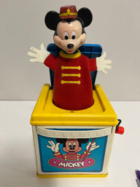 Vintage 1987 Mattel Disney Jack in the Box