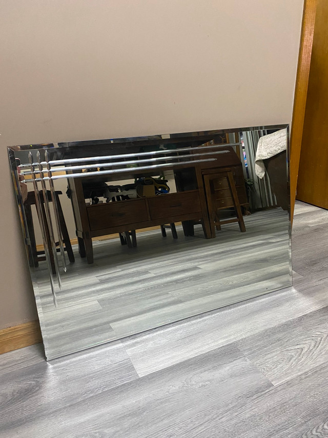 Rectangular Mirror 24x36 beveled edges. Etched  in Other in Chatham-Kent