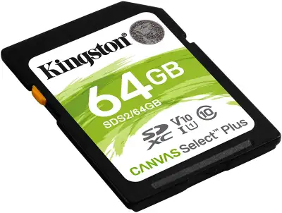 Carte mémoire Kingston SD 64GB Memory Card, View more