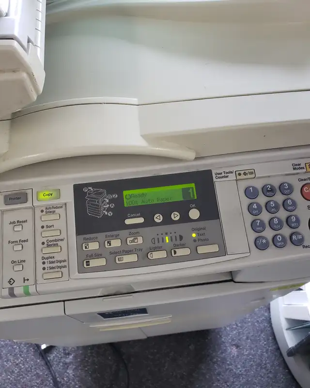 Ricoh Aficio 1D018 Laser printer & copier 11x17"Black and White in Printers, Scanners & Fax in Mississauga / Peel Region - Image 3