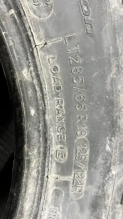 4 used BF goodrich Baja all terrain worn but not at the limit yet text only please