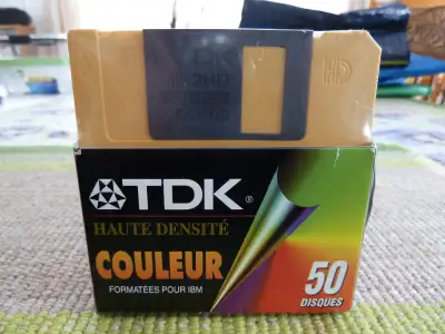 Antiquité Informatique - Disquettes HD 3M 50(Neuves), View more