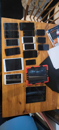 Iphone, Samsung galaxy, iPad, Samsung tablet blackberry 