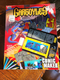 Vintage original 1990s Gargoyles comic maker 