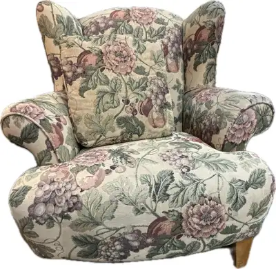 Wing Back Chair - custom tapestry, View more
