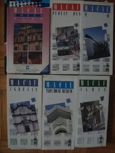 90s Tourist Information of Macau + More For Sale.      6526/6489, View more