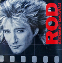 ROD STEWART - CAMOUFLAGE LP VINYL 1984 COMME NEUF TAXE INCLUSE