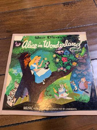 Vintage Disney, Alice in Wonderland 1957 Rare, LP WDL- 4015