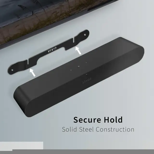 VIVO Speaker Wall Mount Bracket Designed for Sonos Ray Soundbar in Speakers in Burnaby/New Westminster - Image 8