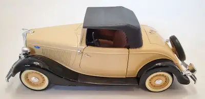 Ford Roadster 1934 Humphrey Bogart Cabriolet - Solido 1/18 Miniature Collection