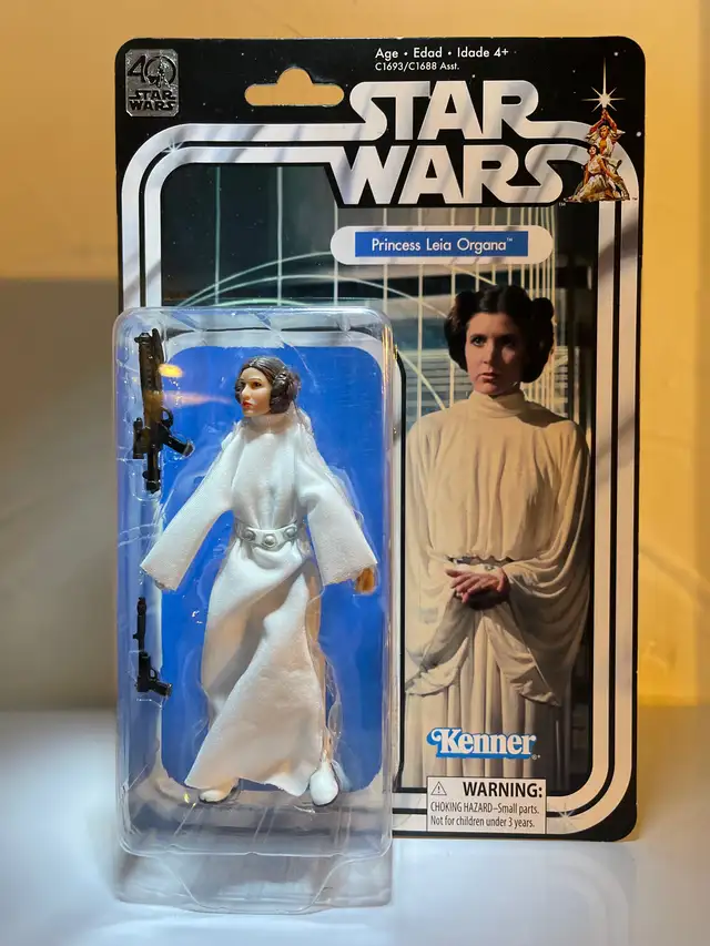 Star Wars 6” Black Series PRINCESS  LEIA 40th Anniversary Kenner
