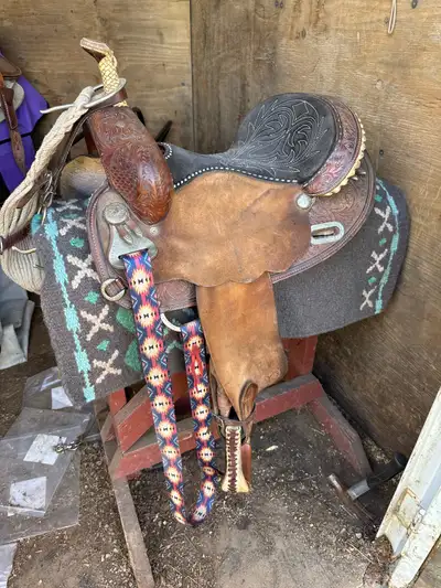 Martha Josey Circle y barrel saddle, View more