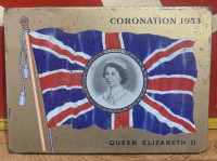 VINTAGE 1950s MACDONALD EXPORT CIGARETTES QUEEN ELIZABETH II TIN