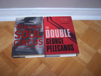 2 - GEORGE PELECANOS hardcover books - 1st edition